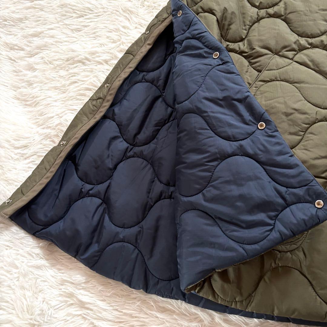 美品✨マディソンブルー　キルティング　ポンチョ　ケープ　リバーシブル　　XS