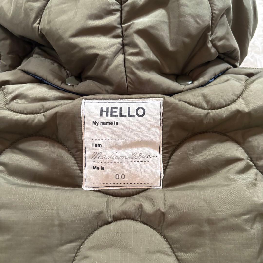 美品✨マディソンブルー　キルティング　ポンチョ　ケープ　リバーシブル　　XS