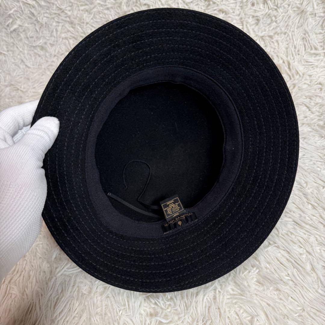 Helen Kaminski ハット L ウール 黒 ブラック レディース