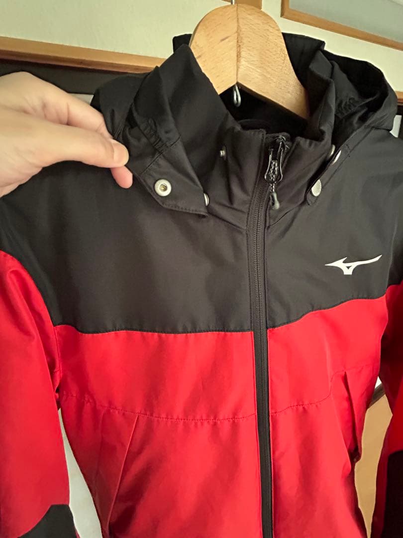 美品Mizuno 子供スキーウェア160 レッド/ブラック