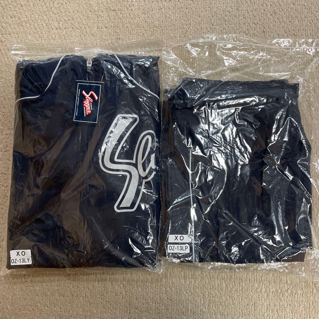 久保田スラッガー　セットアップ　半袖ジャケット　セット　ネイビー　XOサイズ