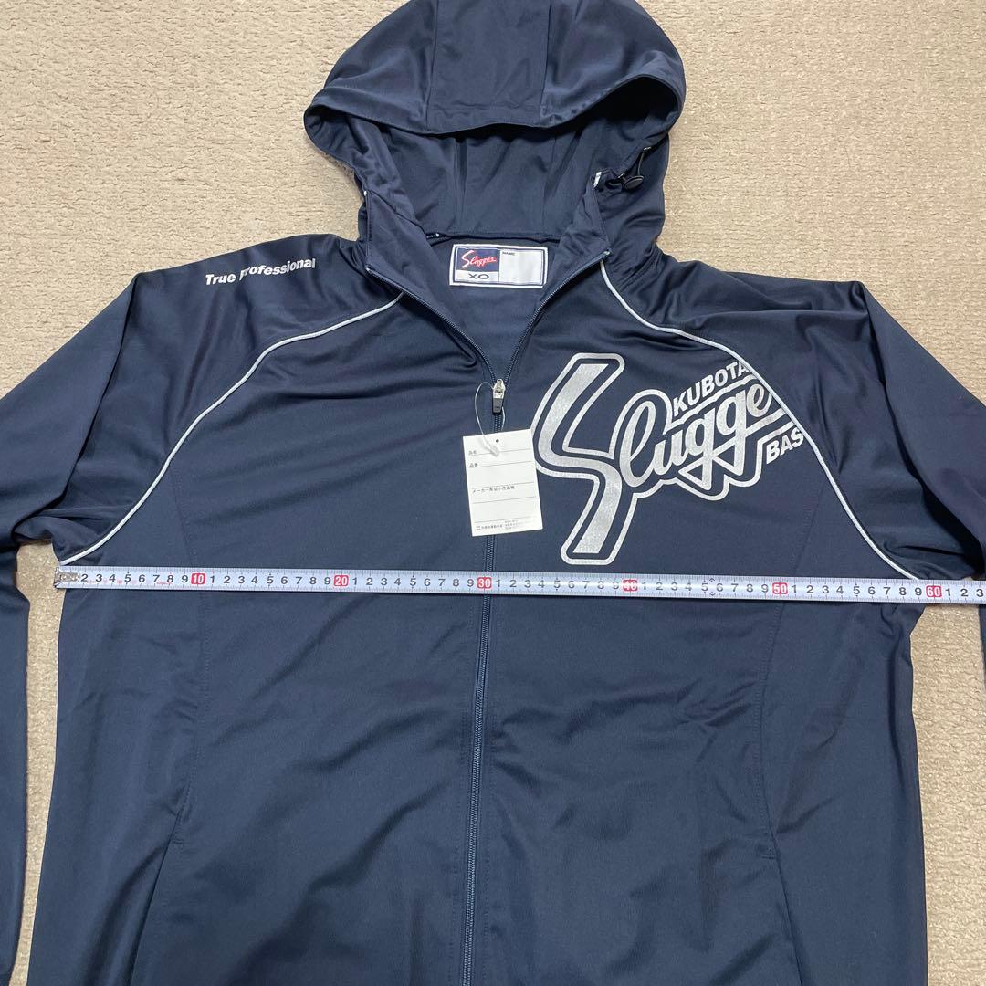 久保田スラッガー　セットアップ　半袖ジャケット　セット　ネイビー　XOサイズ