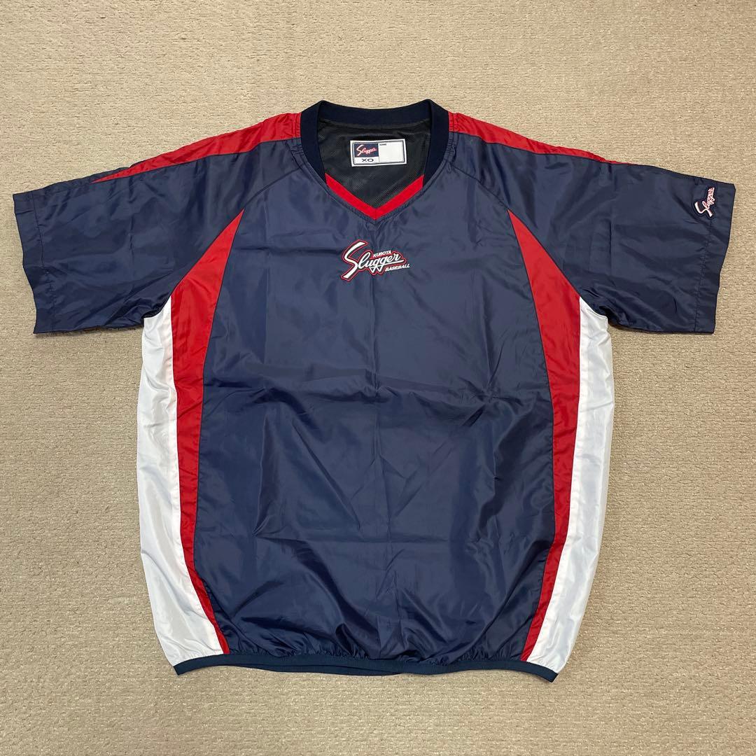 久保田スラッガー　セットアップ　半袖ジャケット　セット　ネイビー　XOサイズ
