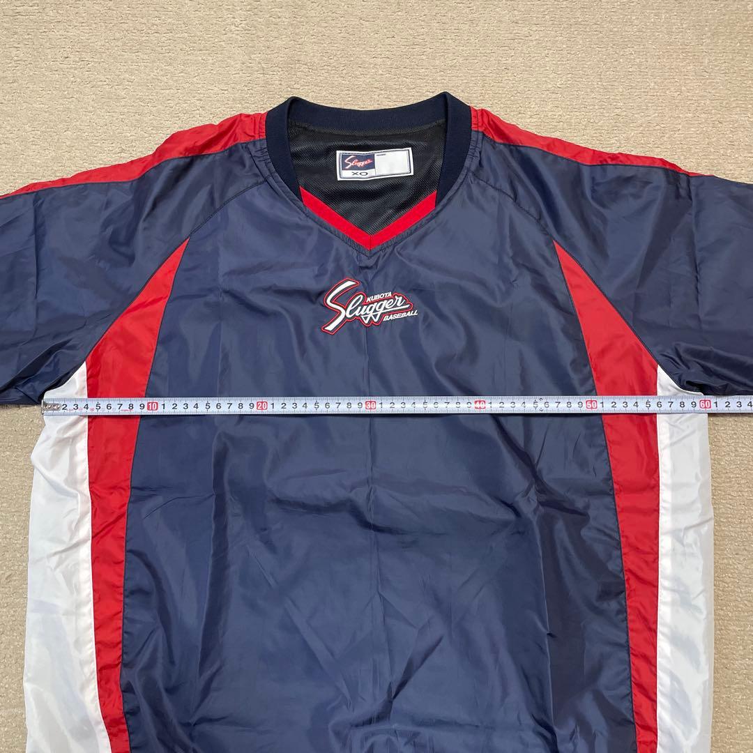 久保田スラッガー　セットアップ　半袖ジャケット　セット　ネイビー　XOサイズ