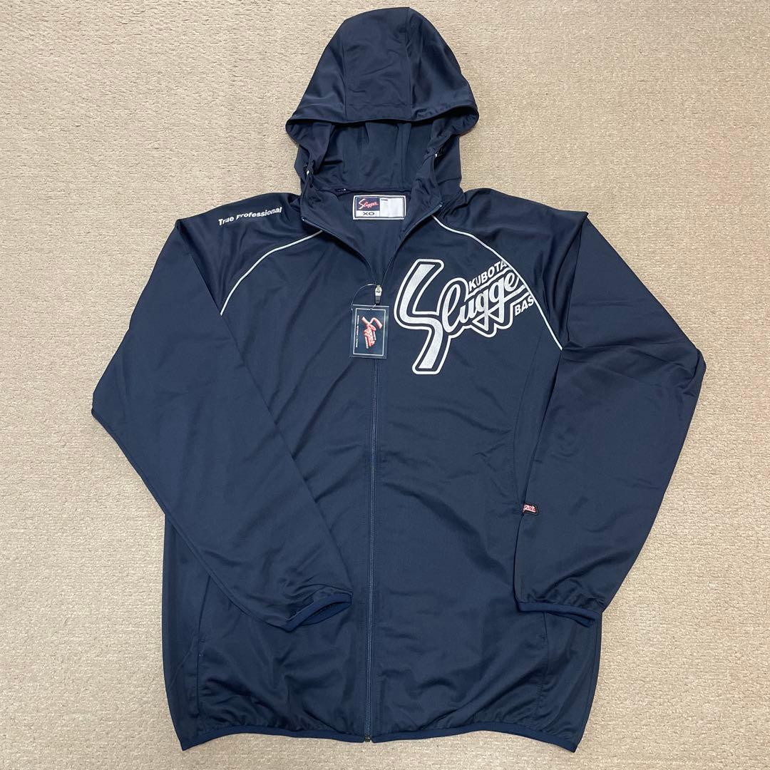 久保田スラッガー　セットアップ　半袖ジャケット　セット　ネイビー　XOサイズ