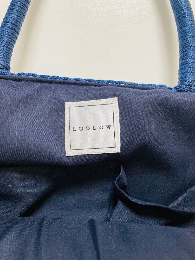 LUDROW ラドロー　アニマルコードバッグ　ブルー　くま