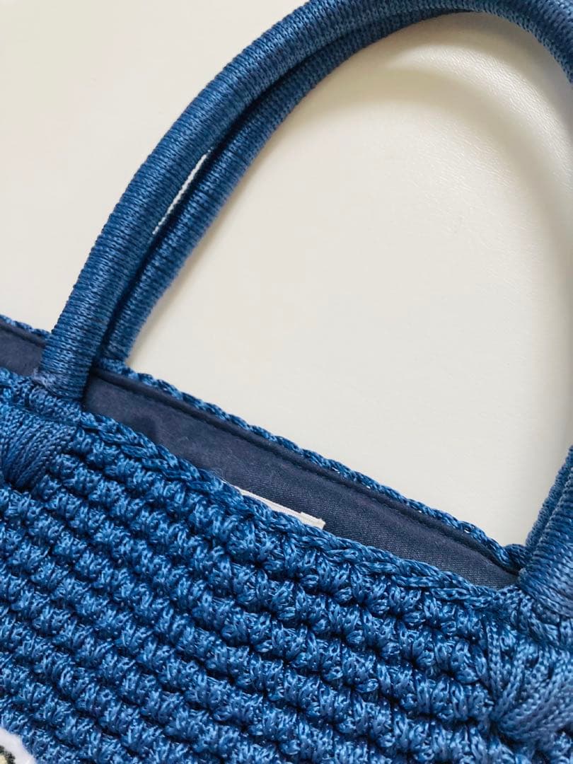 LUDROW ラドロー　アニマルコードバッグ　ブルー　くま