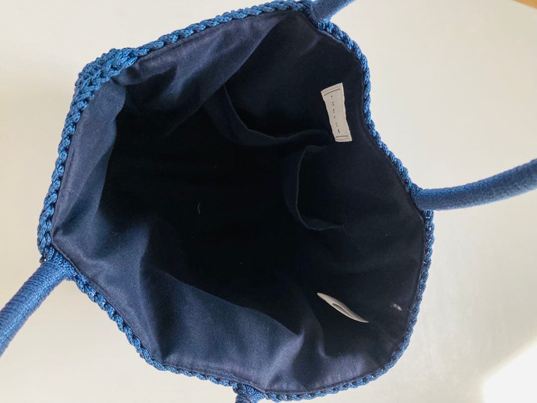 LUDROW ラドロー　アニマルコードバッグ　ブルー　くま