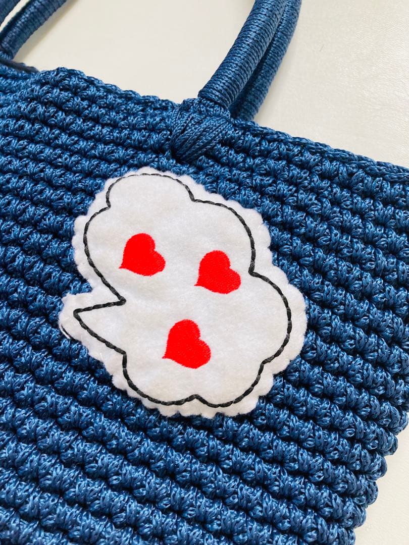 LUDROW ラドロー　アニマルコードバッグ　ブルー　くま