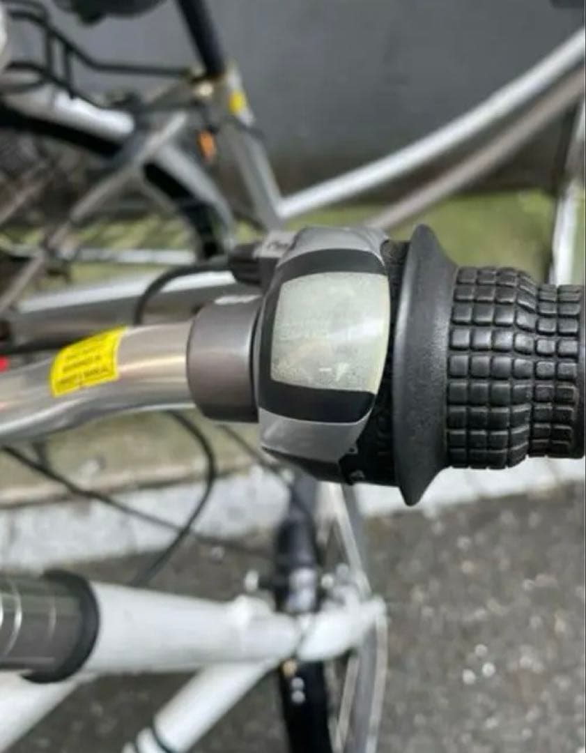 ［茨城手渡し］ジャイアントgiant ten ミニベロ　自転車　ホワイト希少品