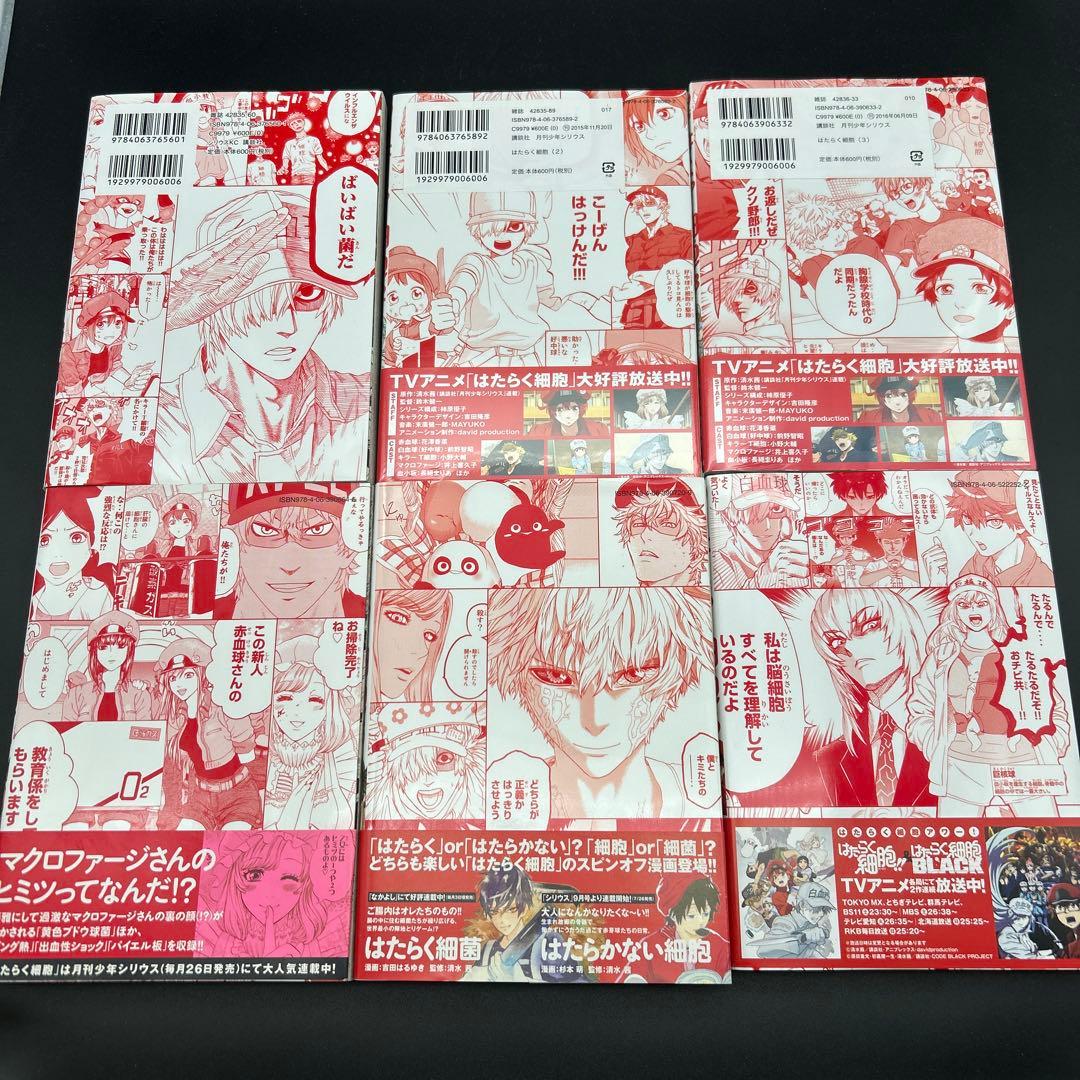 はたらく細胞 BLACK 血小板ちゃん 猫 BABY イリーガル はたらく細菌