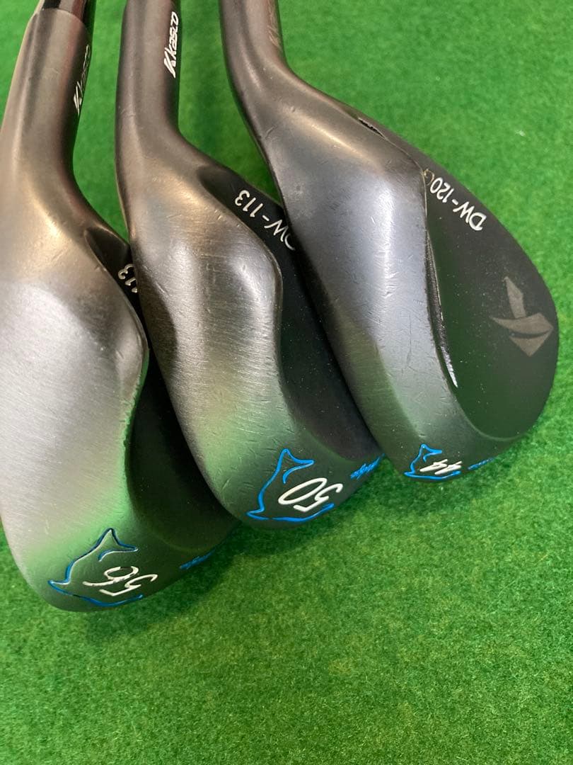 kascoドルフィンウェッジ BLK 44度50度56度3本セットRフレックス