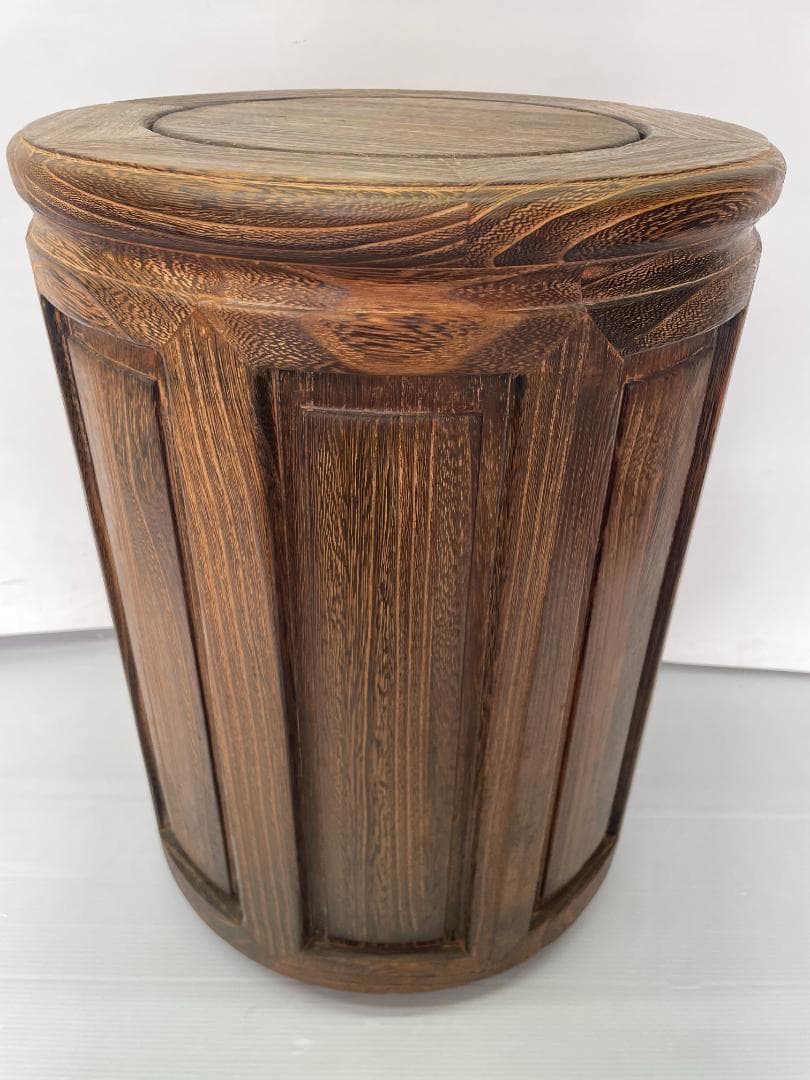 アンティーク 李朝家具 木製 丸椅子 スツール インテリア