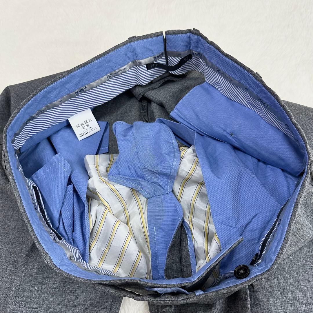 希少 PT01 x BeamsF コラボ トラベラーパンツ 52 XL グレー