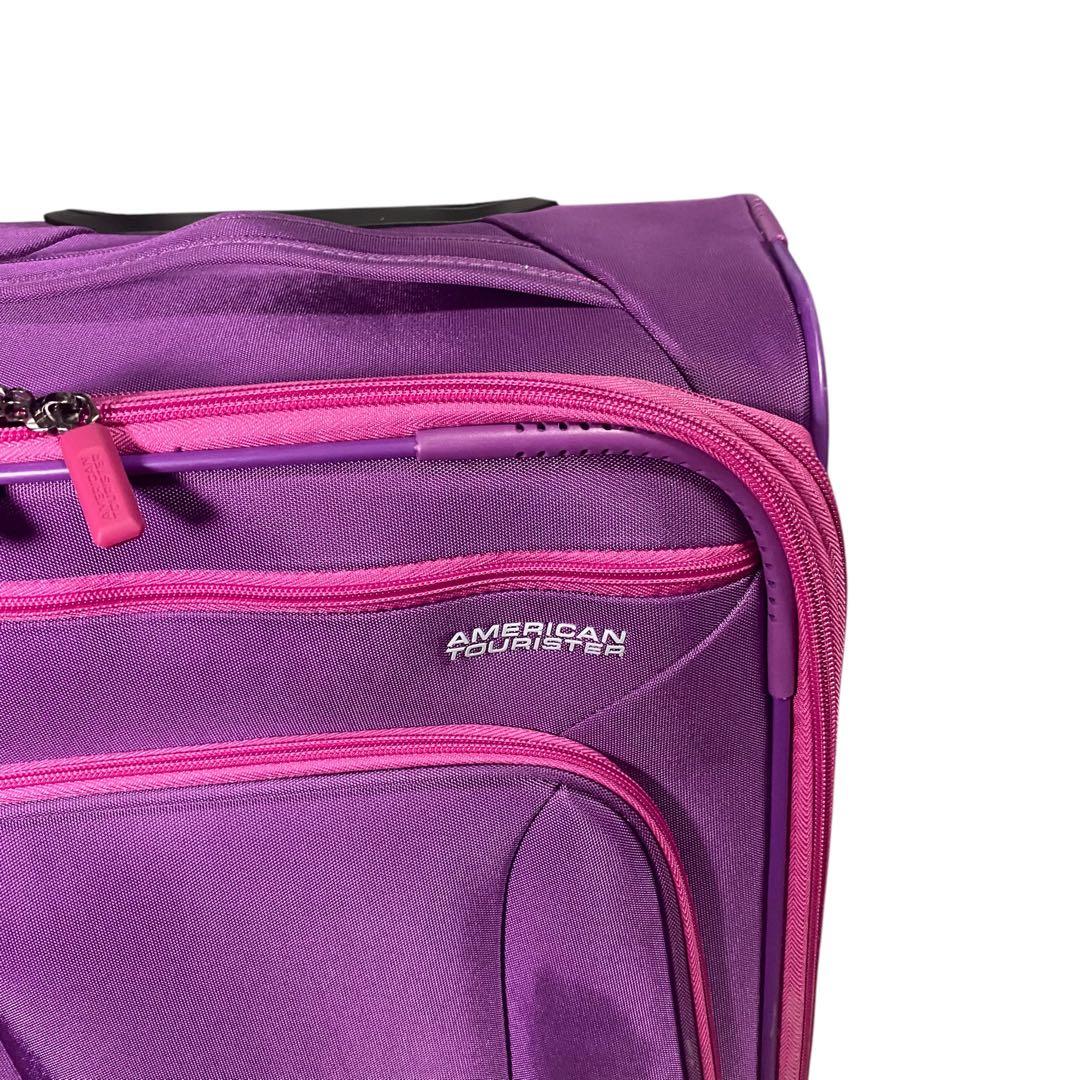 美品✨AMERICAN TOURISTER キャリー　パープル