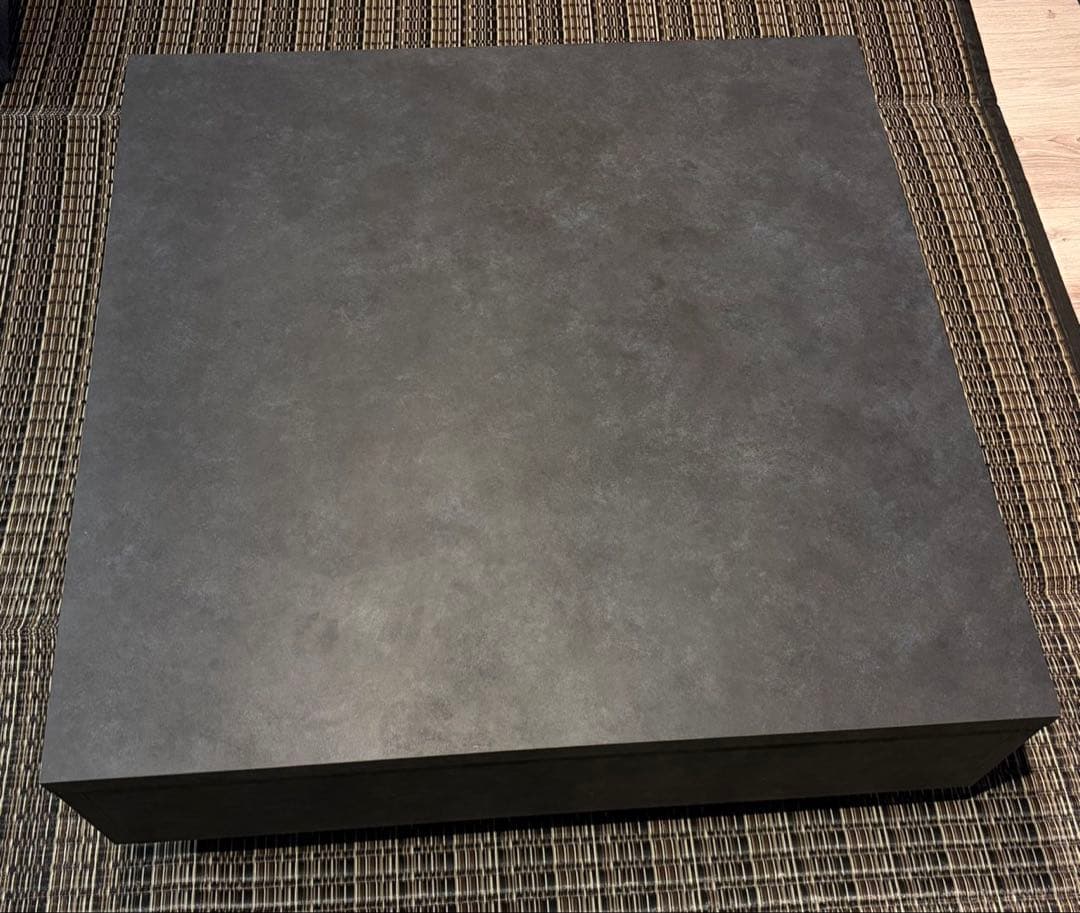 モルタルブラック センターテーブル (90x90)