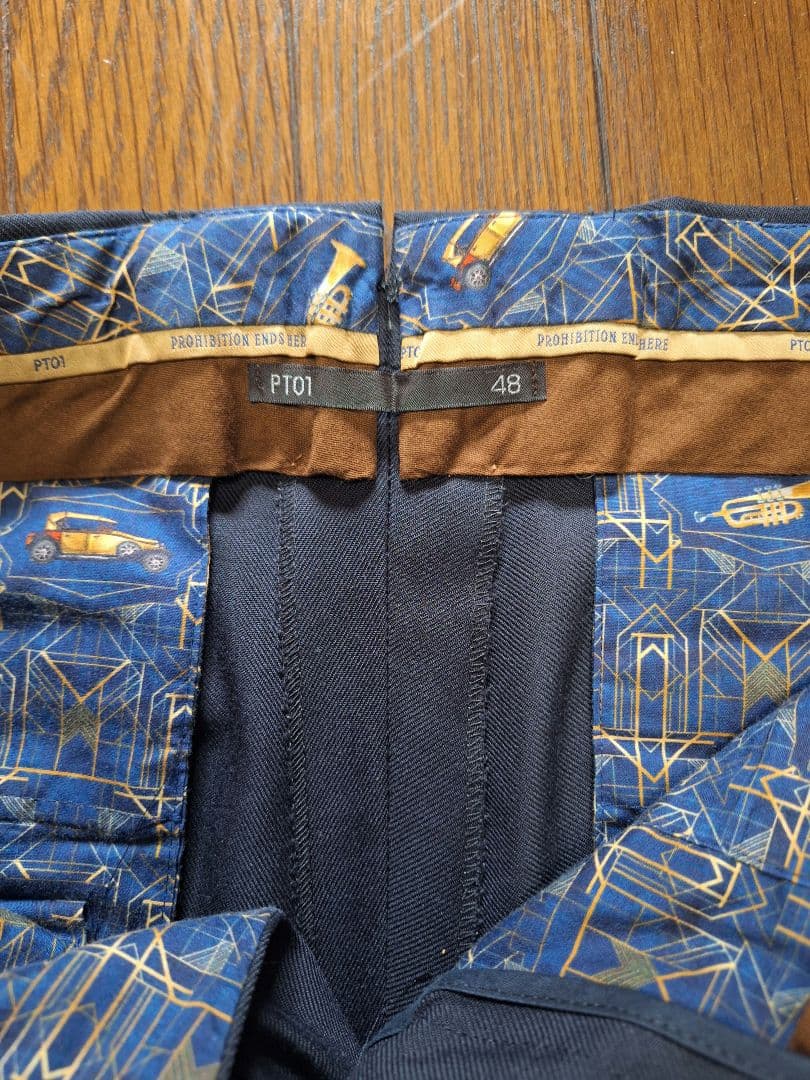 PT TORINO ネイビー スラックス