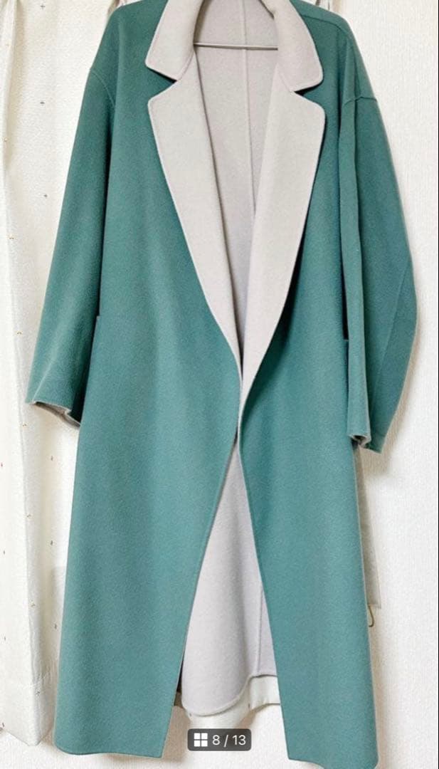 roku リバーコート　コート　ウールコート　6 アローズ　ロングコート