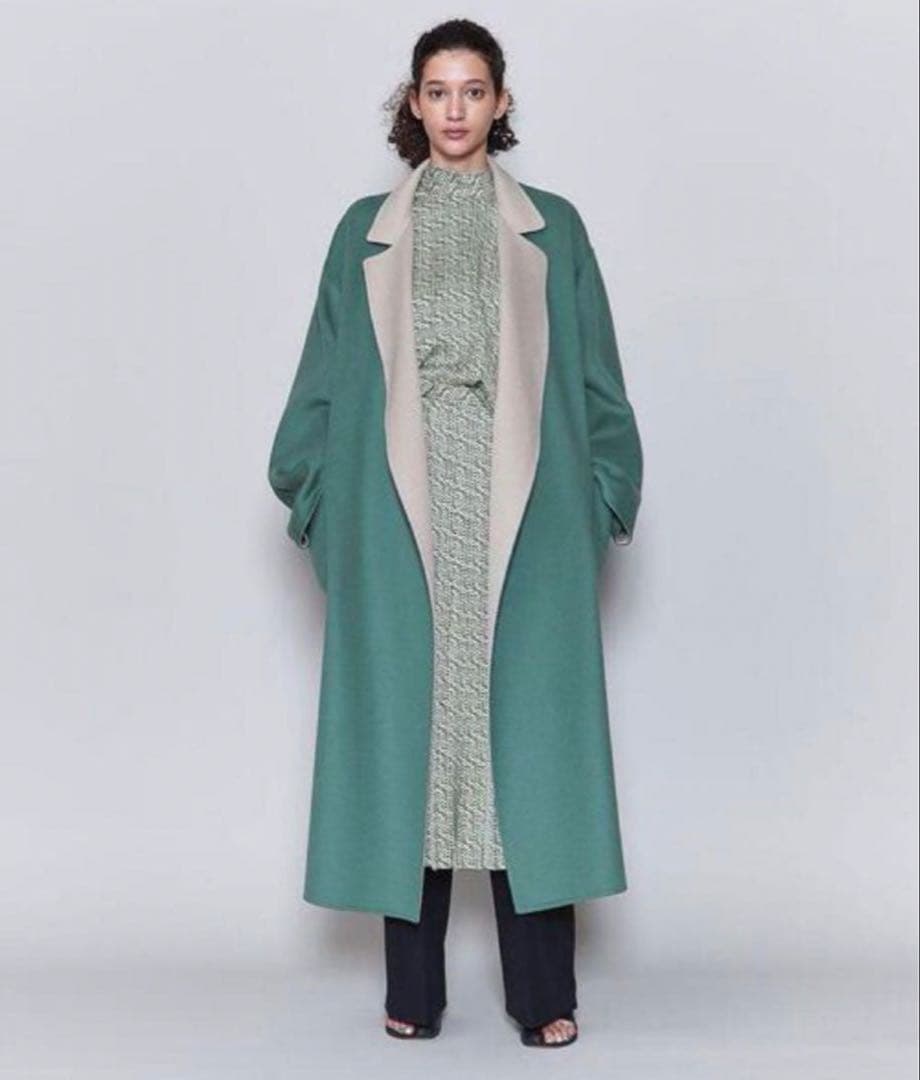 roku リバーコート　コート　ウールコート　6 アローズ　ロングコート