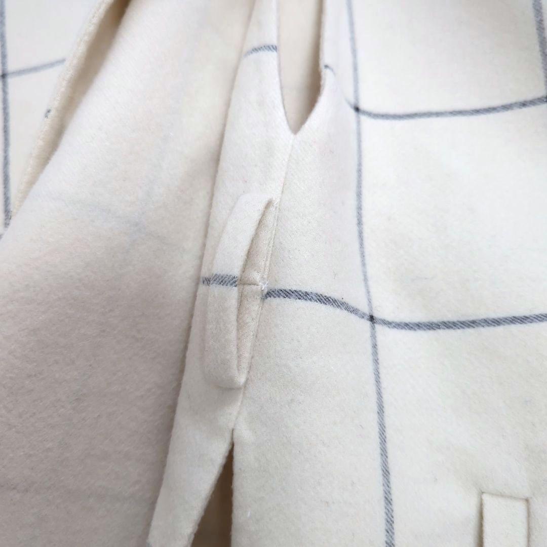 希少✨2way✨CELINE カシミア混 ポンチョ ケープ ブロックチェック