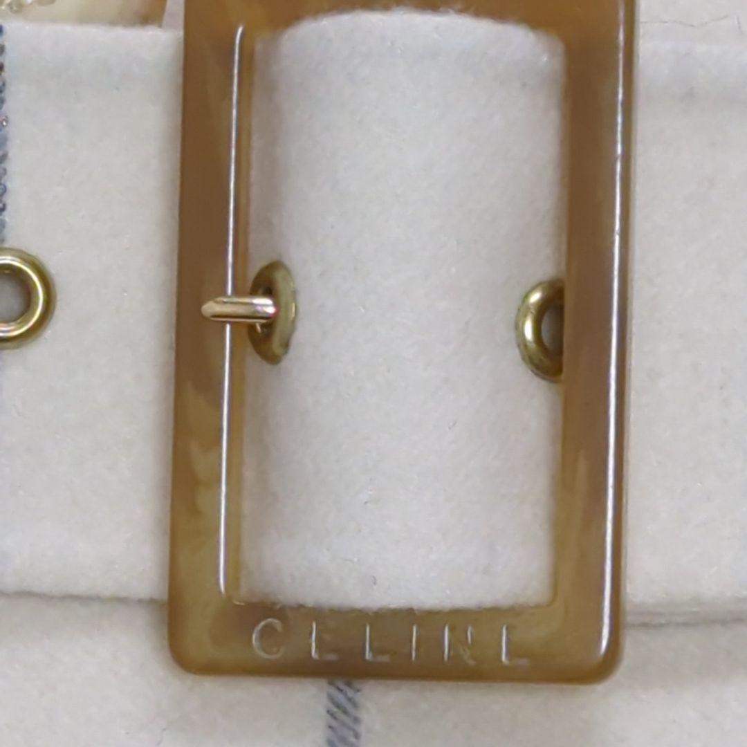 希少✨2way✨CELINE カシミア混 ポンチョ ケープ ブロックチェック