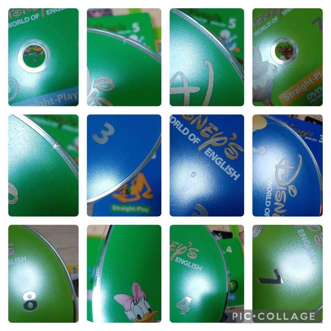 80‐⑲DWE ディズニー英語システム ストレートプレイDVD1〜12巻