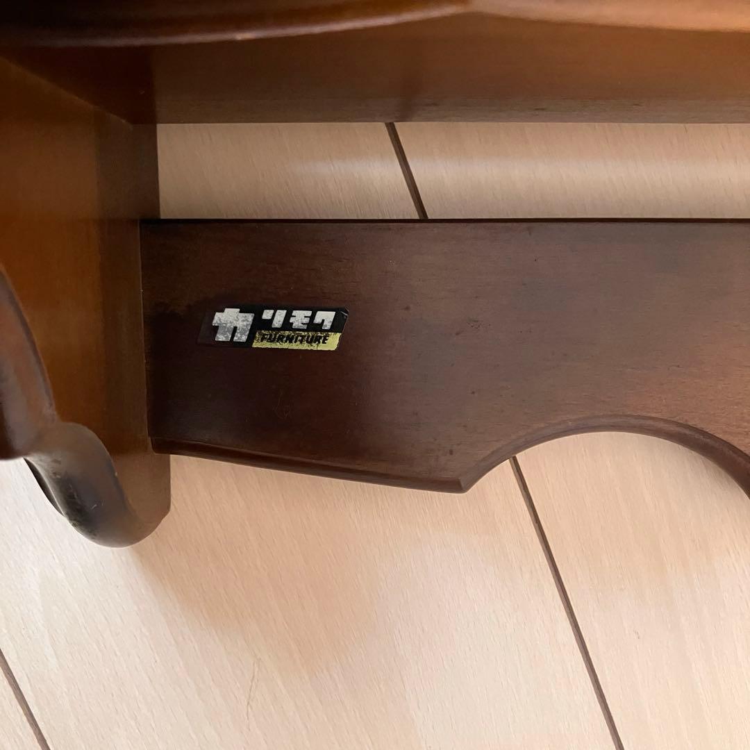 【美品】オールドカリモク 壁掛けミラー コロニアルシリーズ