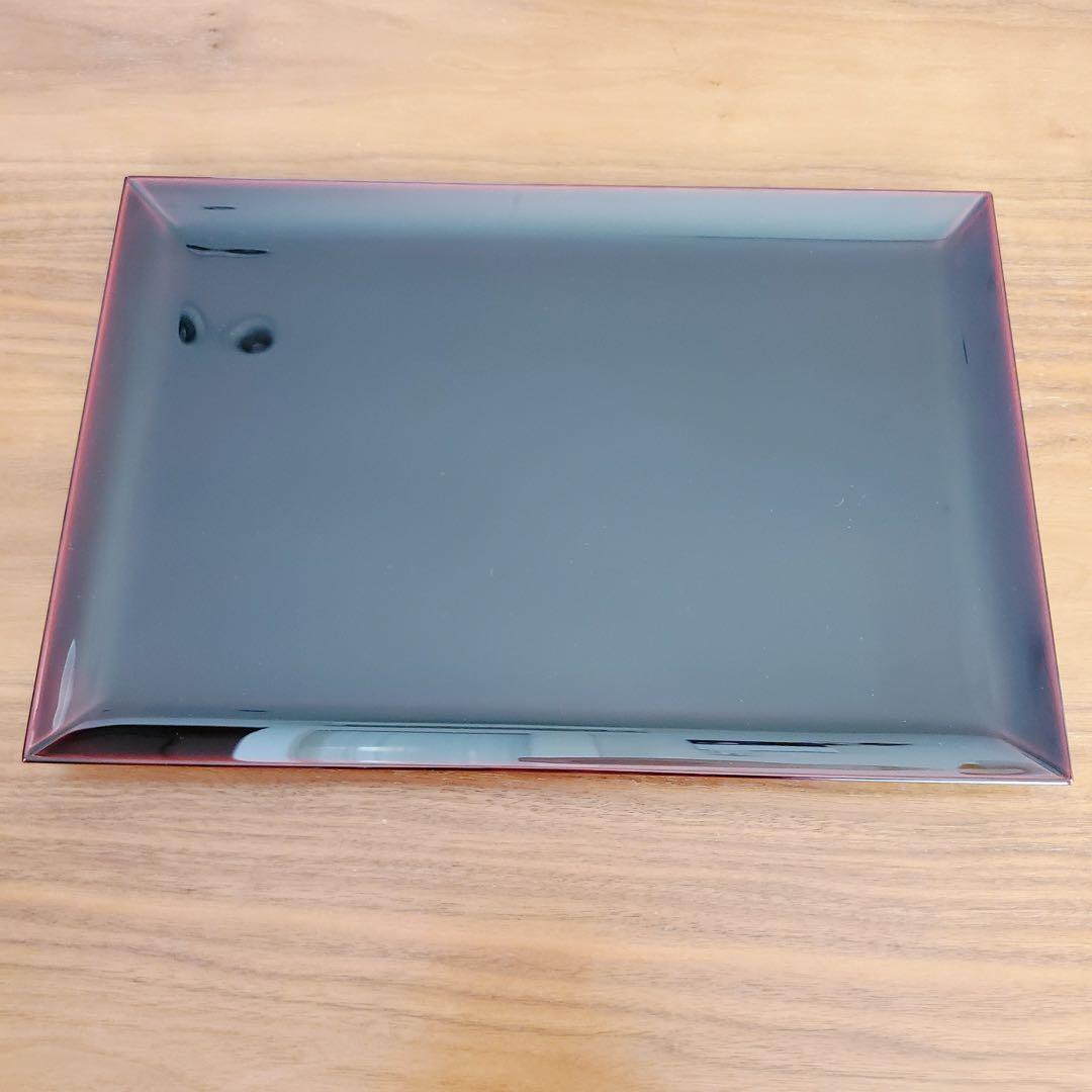 【新品未使用】点心盆　5客　溜塗　輪島塗　慶塚　トレー