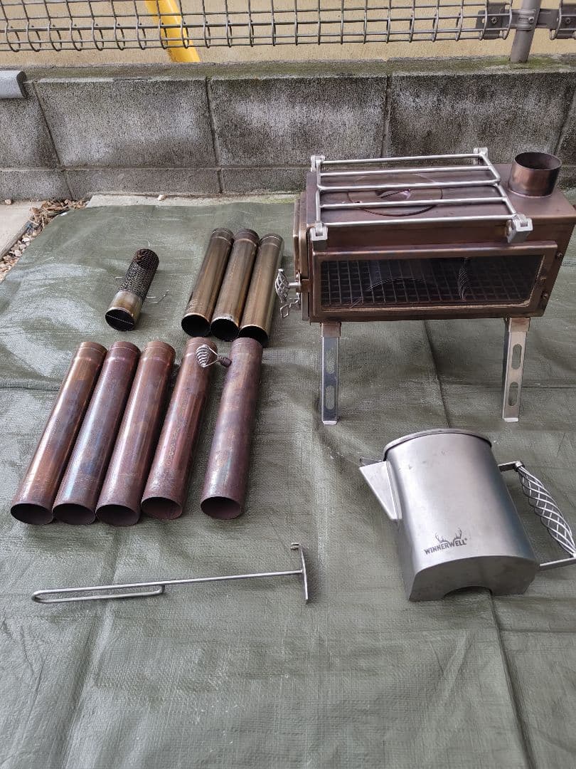 Winnerwell 薪ストーブ ステンレス製 付属品あり