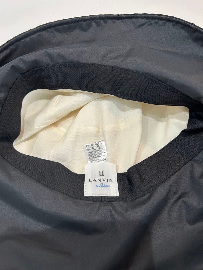 LANVIN en Bleu バケットハット Mサイズ ブラック/ホワイト