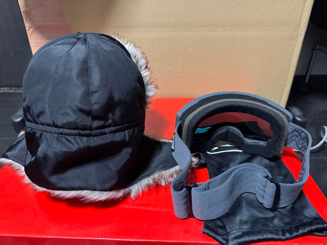 VOLCOM ボルコム パイロットキャップ ゴーグルセット