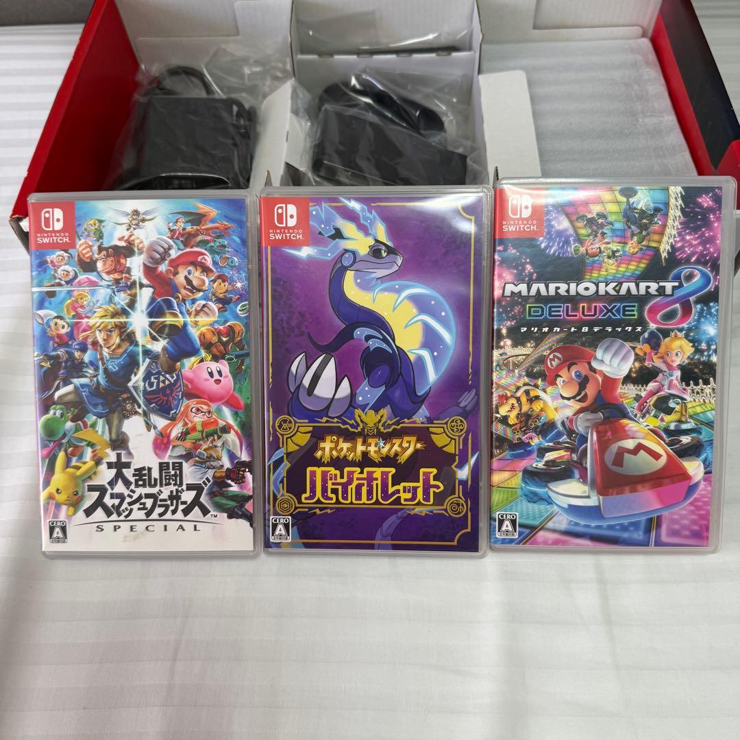 ソフト3点セット送料無料⭐️美品⭐️Nintendo Switch 本体