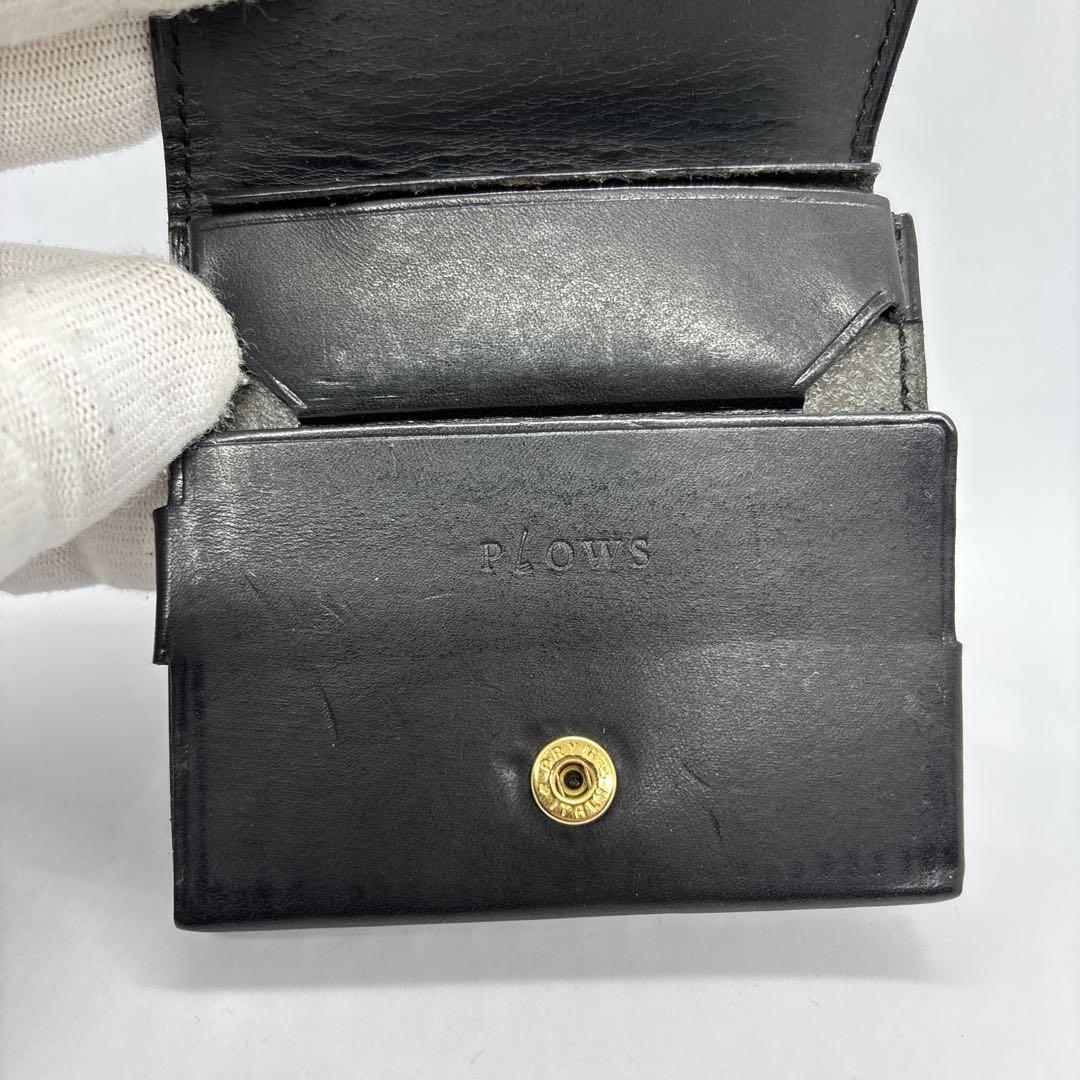 PLOWS　プラウズ　dritto 2thin　もっと小さく薄い財布　ブラック