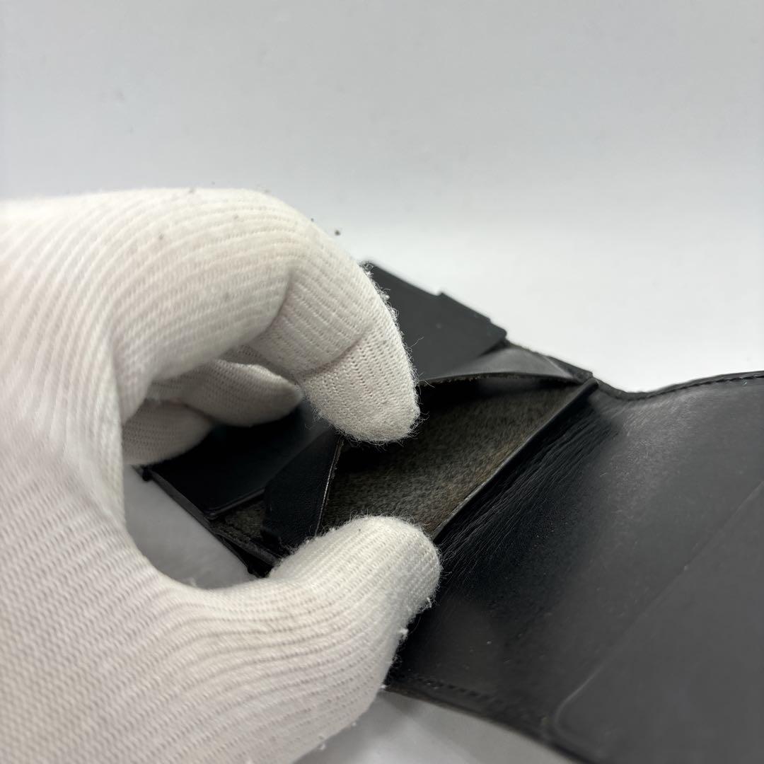 PLOWS　プラウズ　dritto 2thin　もっと小さく薄い財布　ブラック