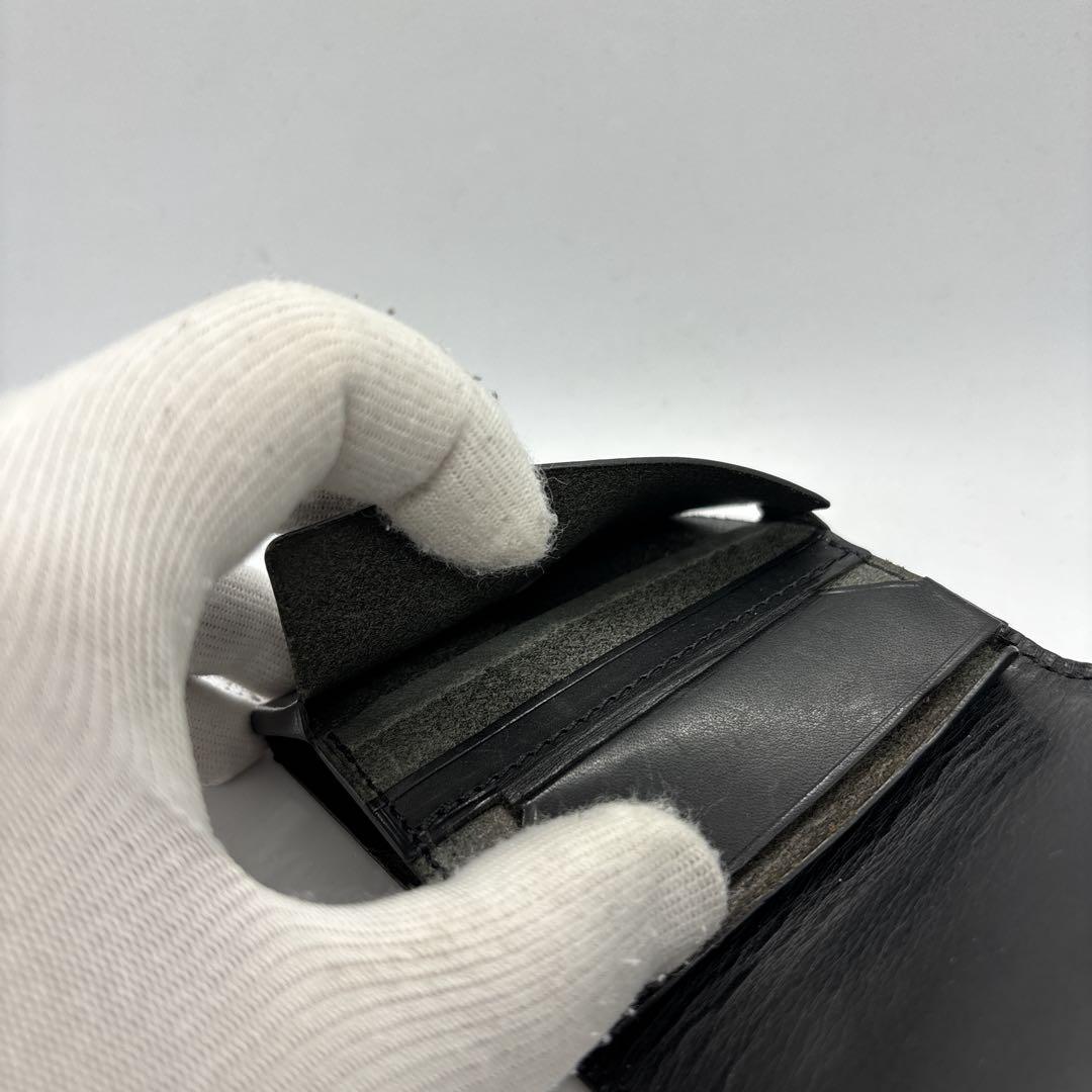 PLOWS　プラウズ　dritto 2thin　もっと小さく薄い財布　ブラック