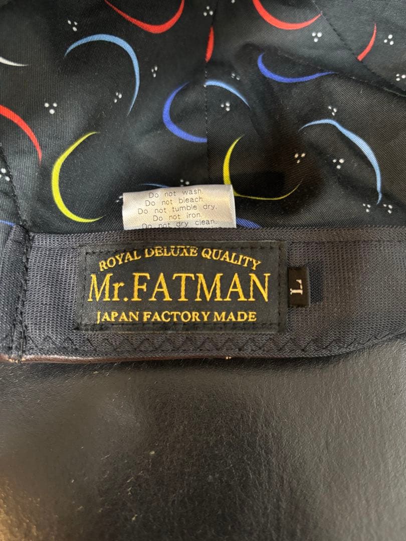 帽子 Mr.FATMAN \"LEATHER SHORT BRIM CAP