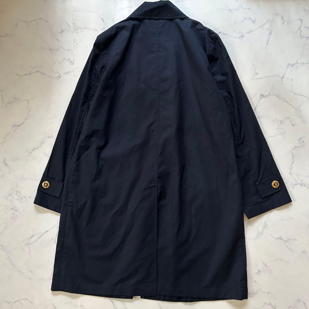 バーバリー コート 金ボタン 40 ヴィンテージ ネイビー