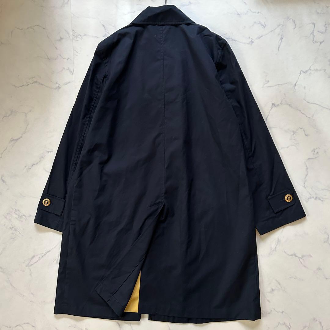 バーバリー コート 金ボタン 40 ヴィンテージ ネイビー
