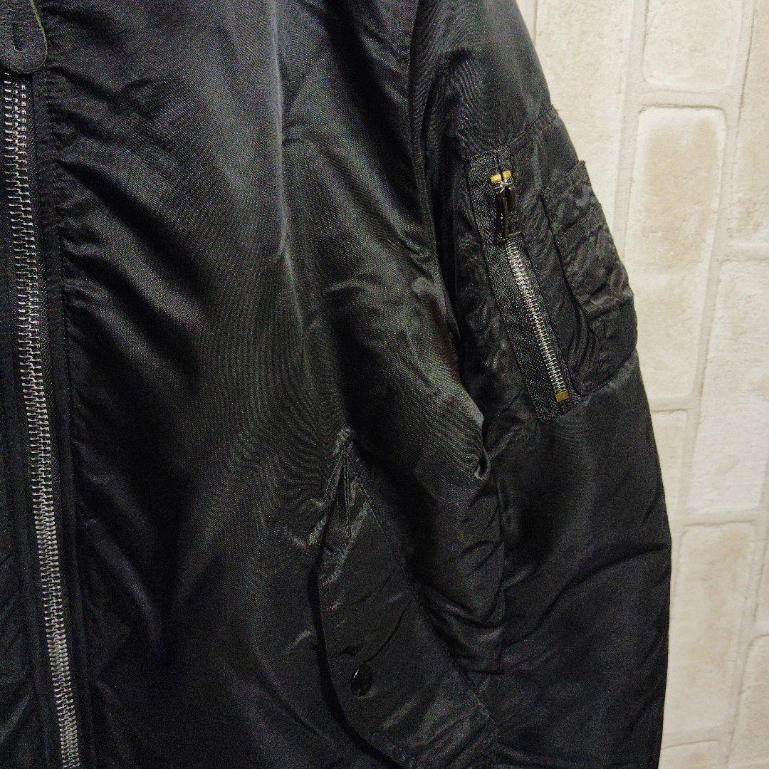 アルファインダストリーズ　MA-1 フライトジャケット　黒　美品