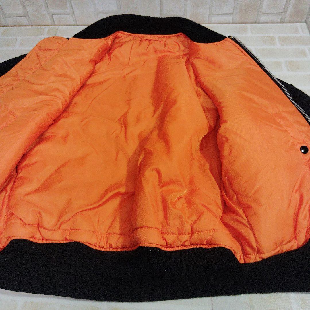 アルファインダストリーズ　MA-1 フライトジャケット　黒　美品