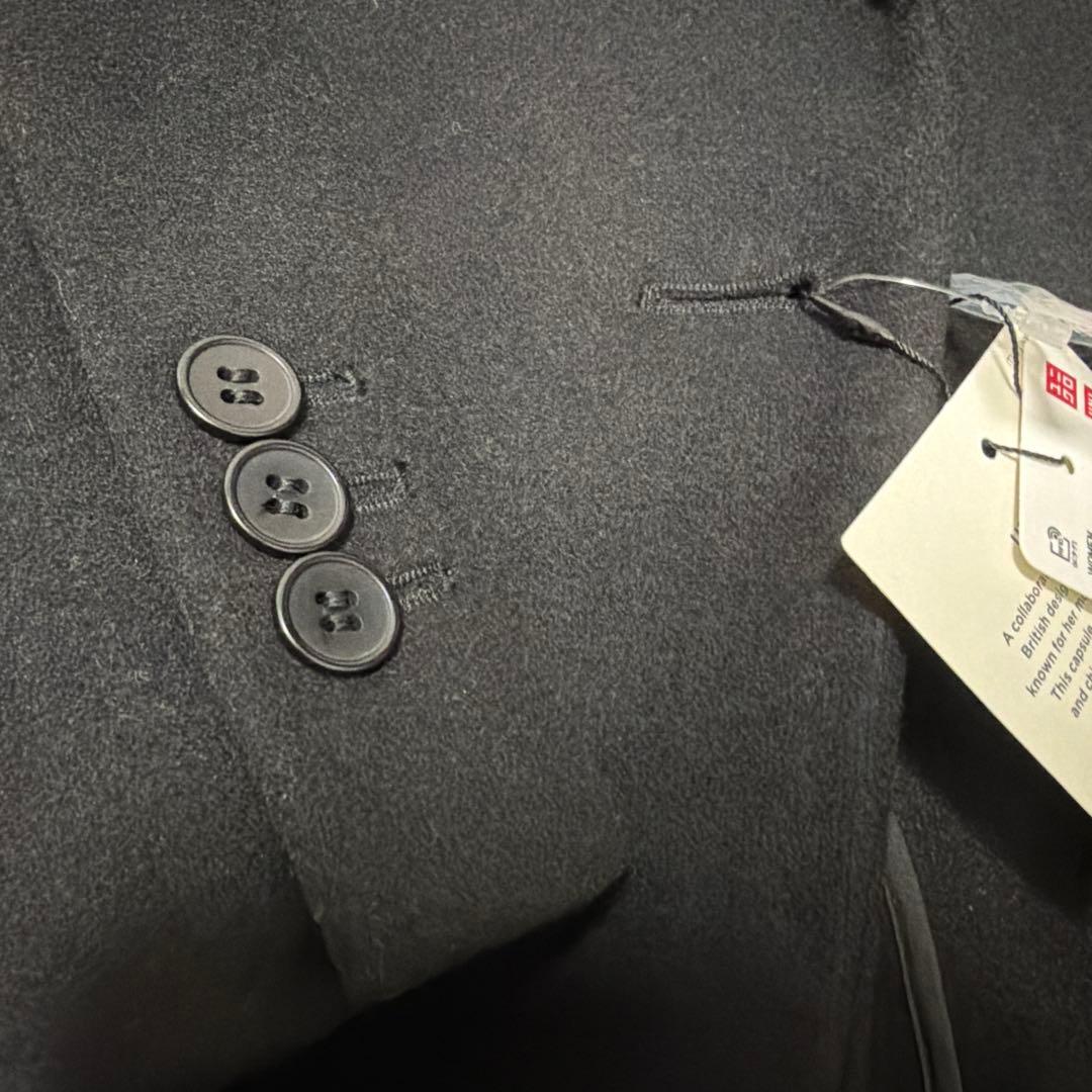 ブラック ロングコート　ユニクロＣ