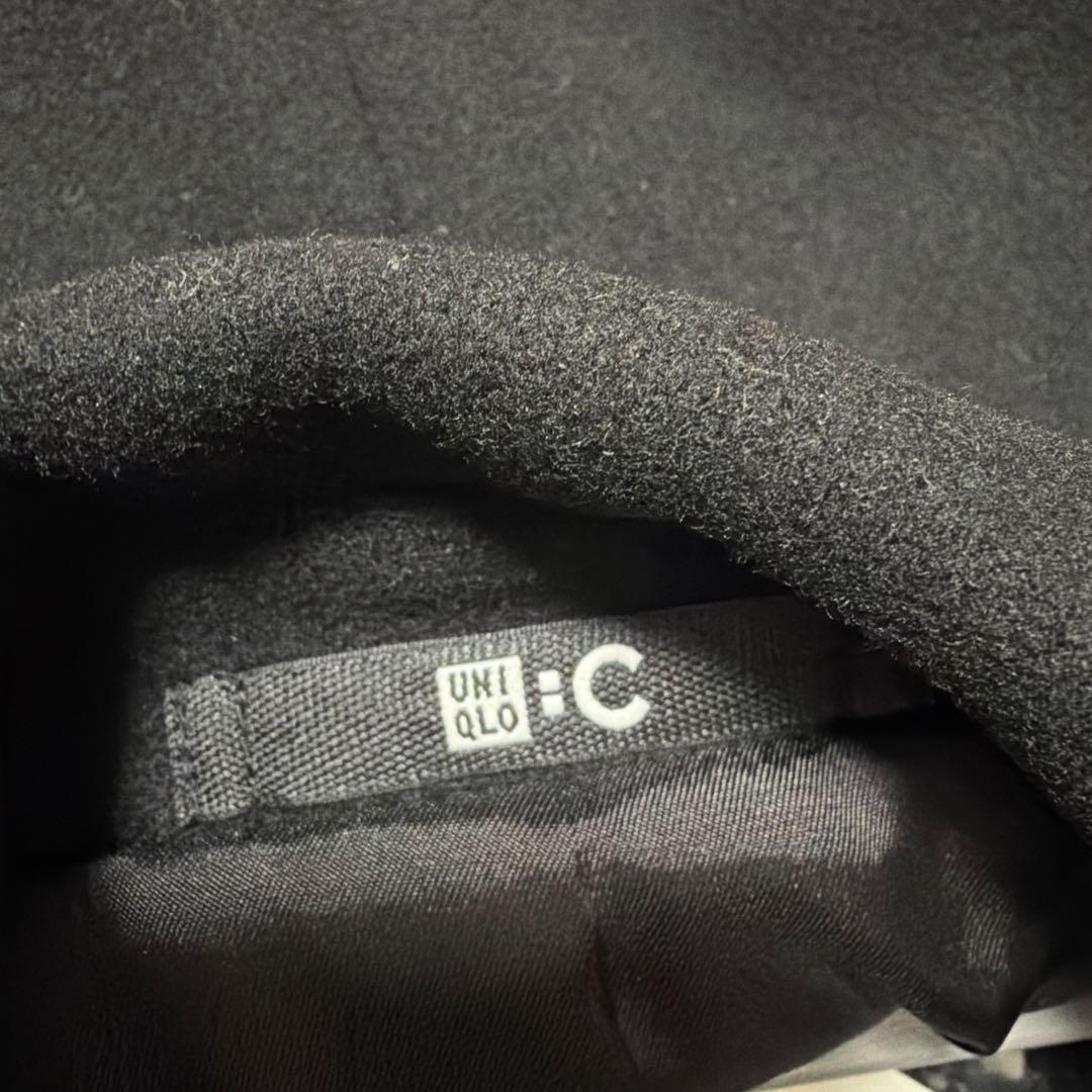 ブラック ロングコート　ユニクロＣ
