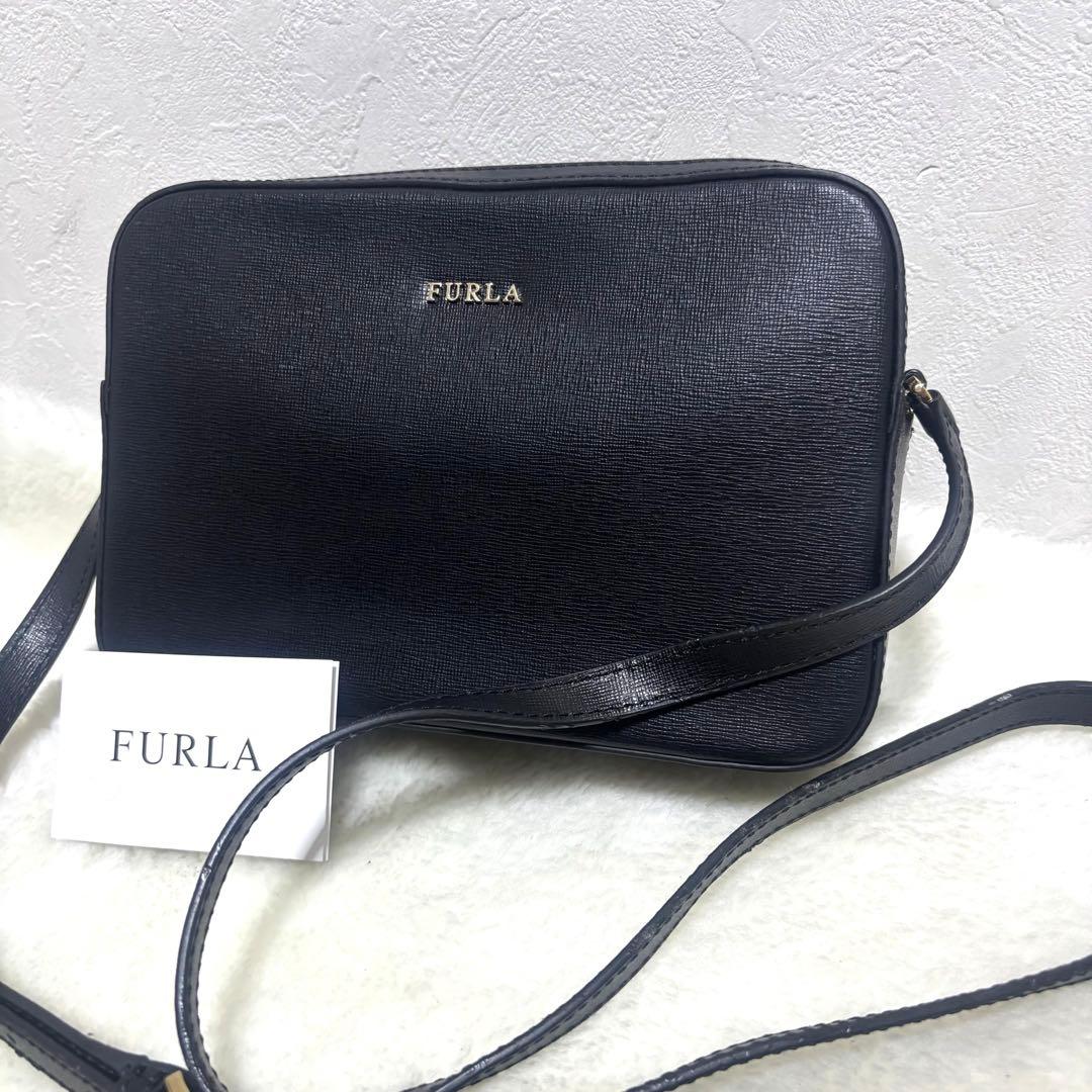 FURLA LILLI フルラ リリー ショルダーバッグ カメラバッグ ブラック