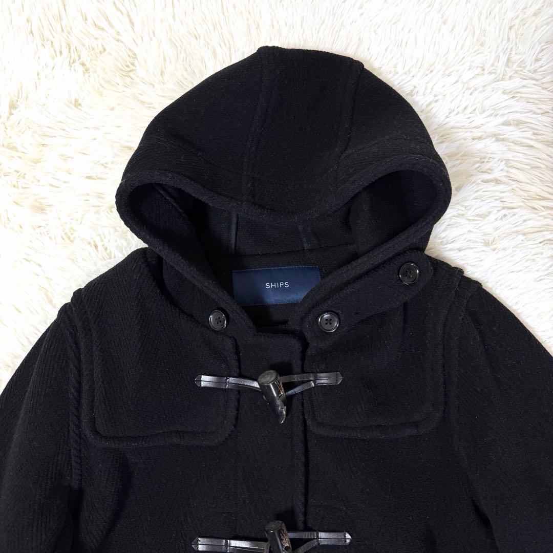 美品✨SHIPS Vallombrosa ダッフルコート ヘリンボーン 40