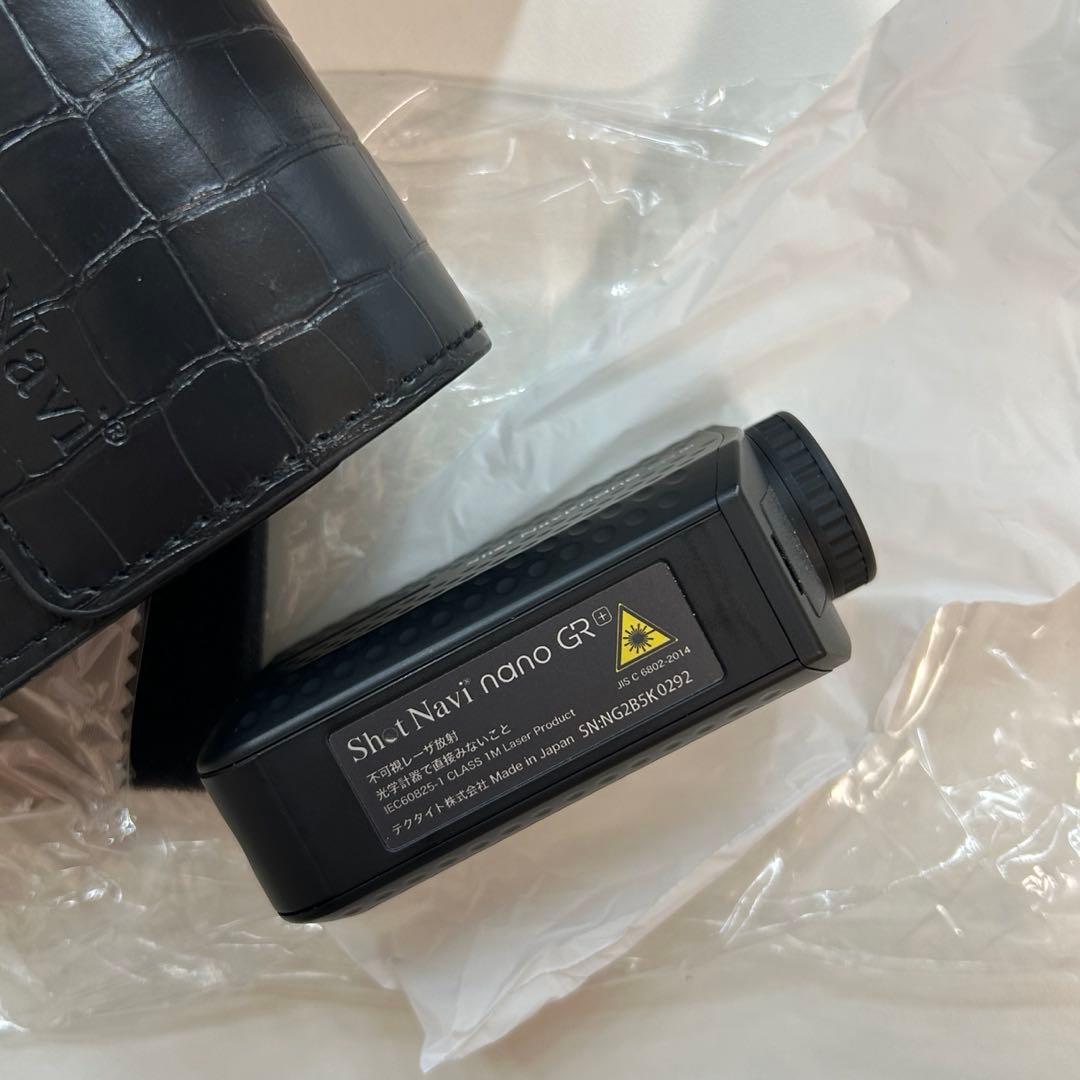 nano GRプラス+ ショットナビ　ゴルフ用距離計