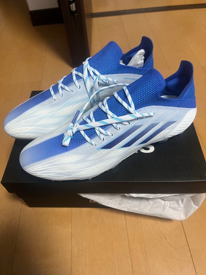 adidas サッカーシューズ 青/白 FG【値下げ可能】