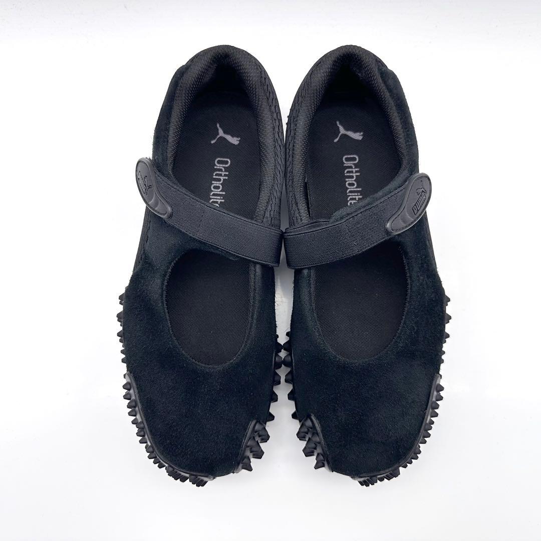 【美品】プーマ モストロ フェイ プレミアム ブラック スエード スリッポン