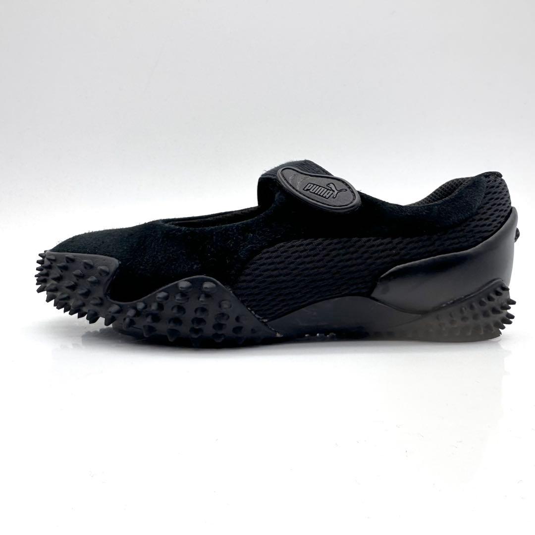 【美品】プーマ モストロ フェイ プレミアム ブラック スエード スリッポン