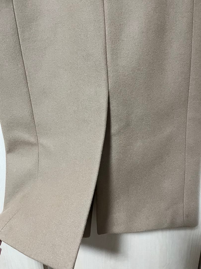 Plage ロングテーラードカラーコート　キャメル　38 プラージュ