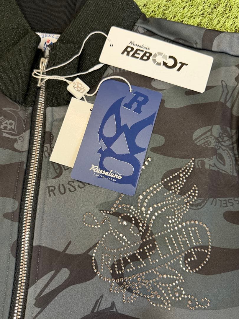 新品正規品【RUSSELUNO/5】スカジャン風ジャケット裏起毛フリースルチャ